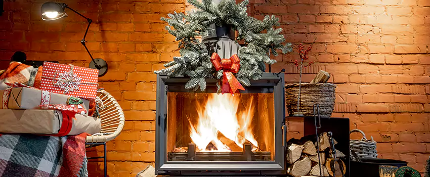 Travis Industries Linear Gas Fireplace Installation in Pasadena, Maryland