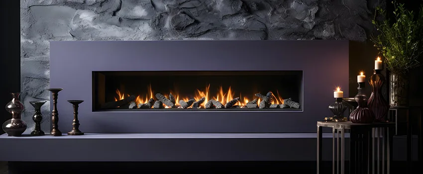 Ember Bed for Ventless Gas Fireplace in Pasadena, MD