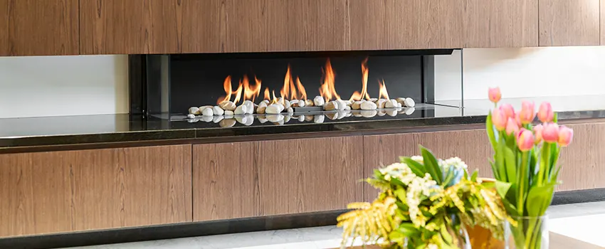 Double-height Fireplace Design Refurbishment in Pasadena, Maryland